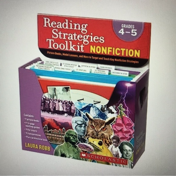 Scholastic Reading Strategies Toolkit - Nonfiction - Grades 4-5 - NWOT - Picture 2 of 5